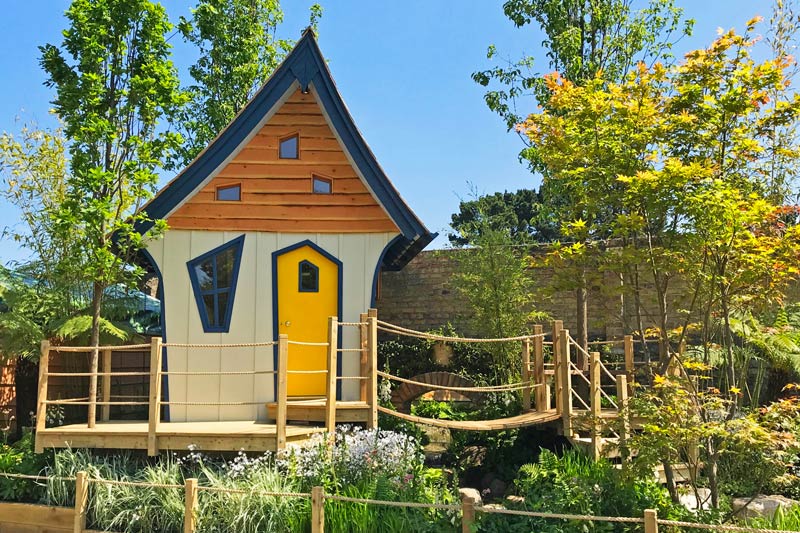 Bespoke luxury treehouse for Bloom show Garden