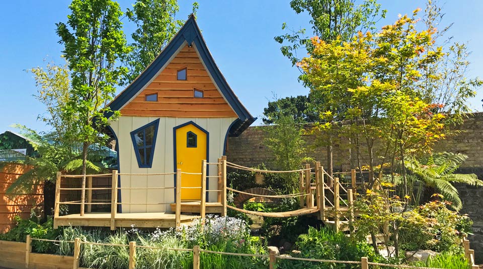 Treehouse design takes centre stage in award winning show garden