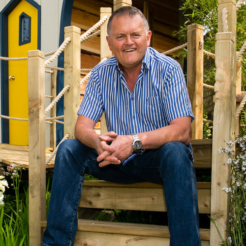 Peter O’Brien principal designer, Forest Wild Treehouses. Treehouses, play towers, play gardens